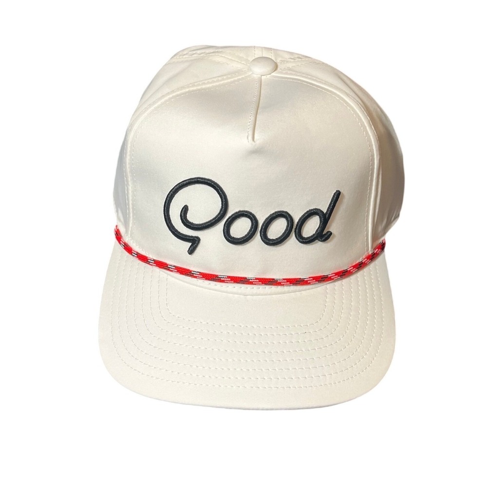 Good Good The OG Rope Hat Unisex OS White Golf Snapback GG427